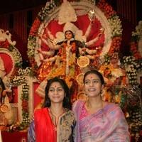 Kajol - Celebrities celebrates Durga Puja